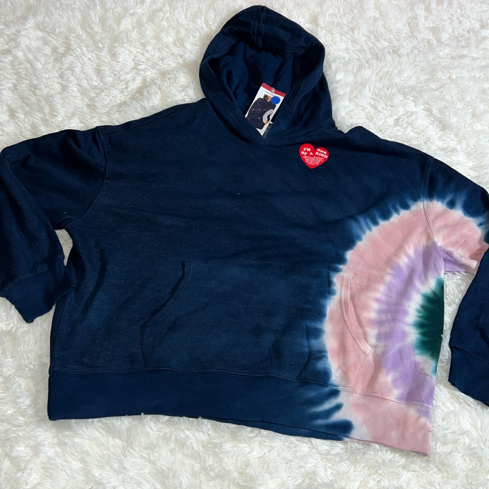 Wildfox Hadley Pullover Sweatshirt Tie Dye Size XL P2P 26” NWT